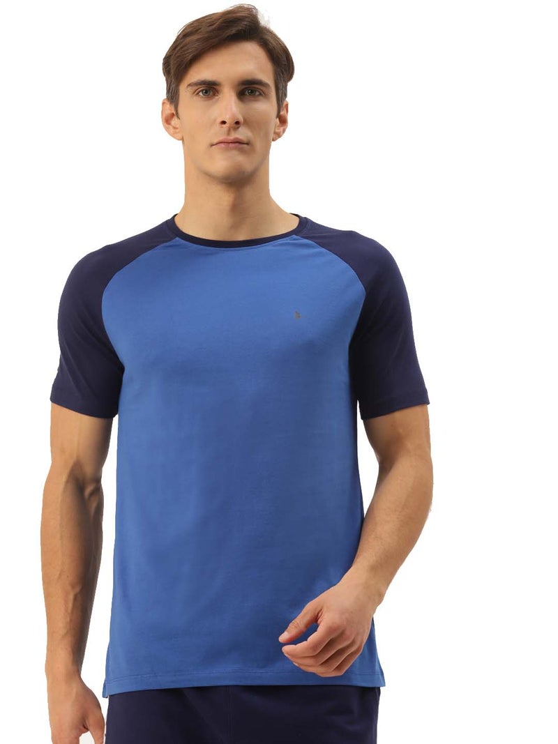 amswan PREMIUM COTTON REGLAN HALF SLEEVE CREW NECK T-SHIRTS - Image 1
