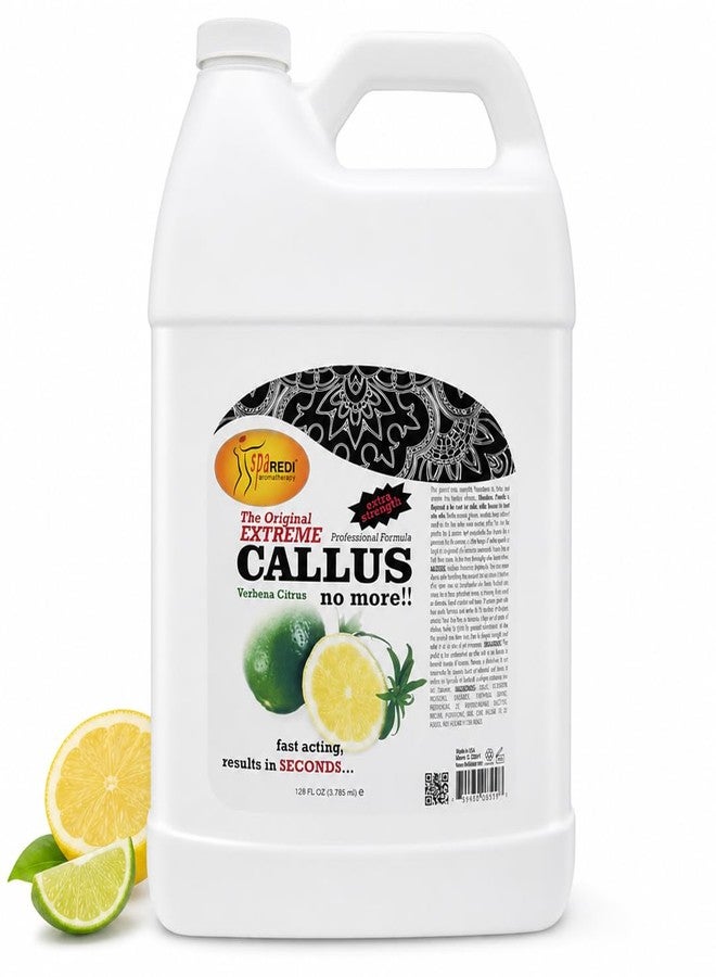 SPA REDI Professional Callus Remover, High-Performance Pedicure Treatment for Salons & Spas - Professional Strength, Unlimited Supply for Superior Callus Removal, Lemon & Lime, 128 Oz - Image 1