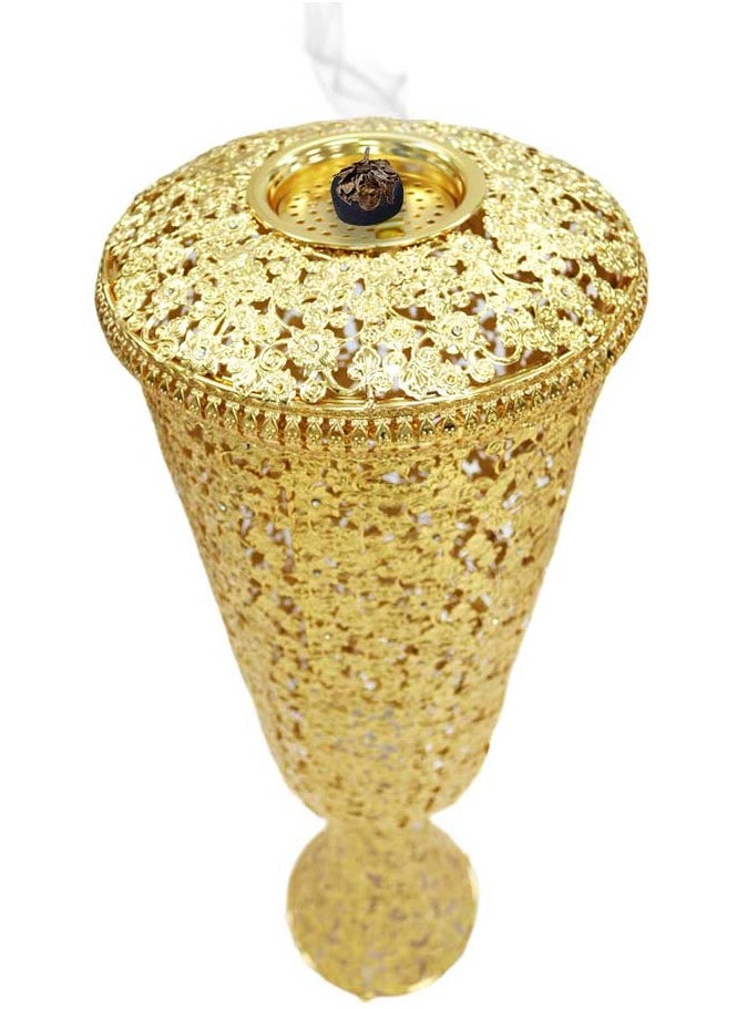 Bakhoor BoSidin High Quality Large Oud Burner with Light 100 cm Tall Incense Mabkhara for Home Fragrance and Decore  - Image 3