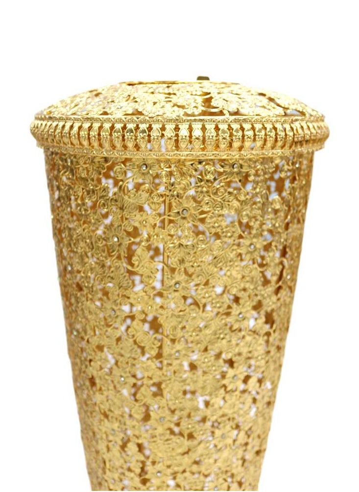 Bakhoor BoSidin High Quality Large Oud Burner with Light 100 cm Tall Incense Mabkhara for Home Fragrance and Decore  - Image 4