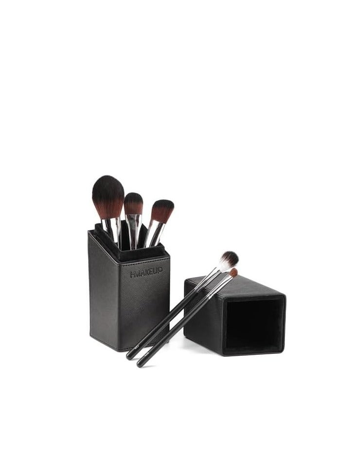 Professional i-MAKEUP Face Brush Set for Flawless and Perfect Full-Coverage Makeup, 5 Pieces