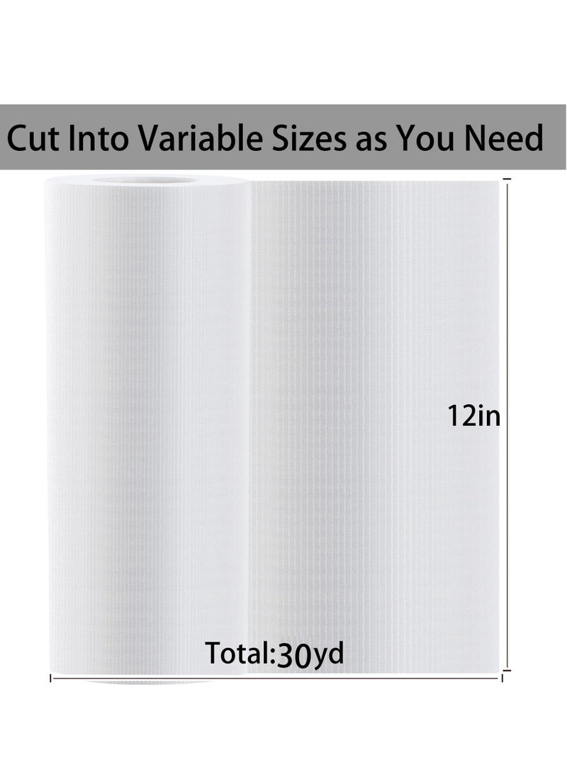 SYOSI - Water Soluble Stabilizer for Embroidery - Clear Topping Film (12"x30yd Roll) - Dissolves Completely for Machine Embroidery Stabilizer and Hand Sewing - Image 1
