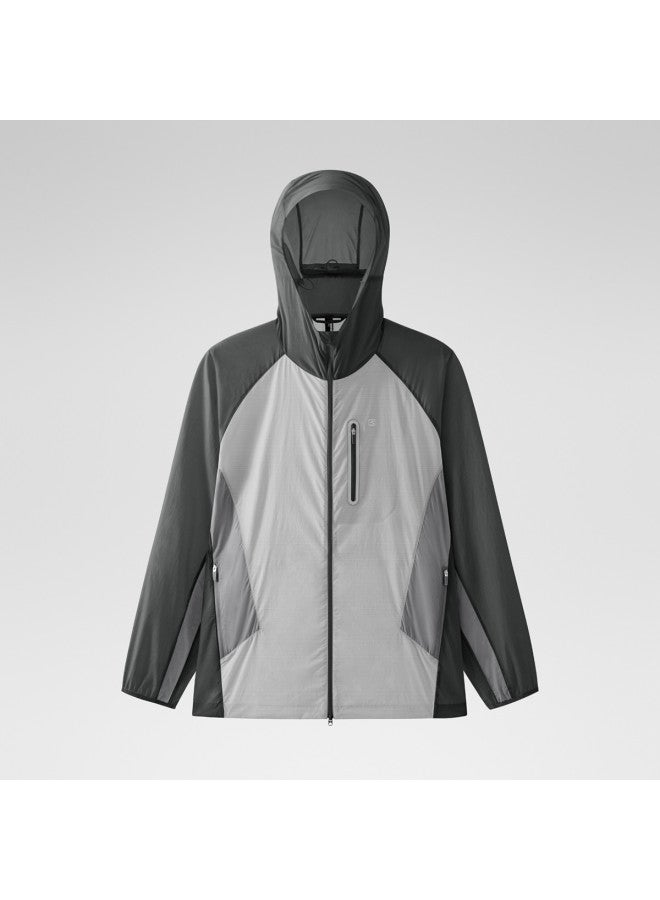 Bananain Wang Yibo Same Style】702uv Sun Protection Jacket - Water-resistant, Dual-zip Design, Unisex Outdoor Wear - Image 2