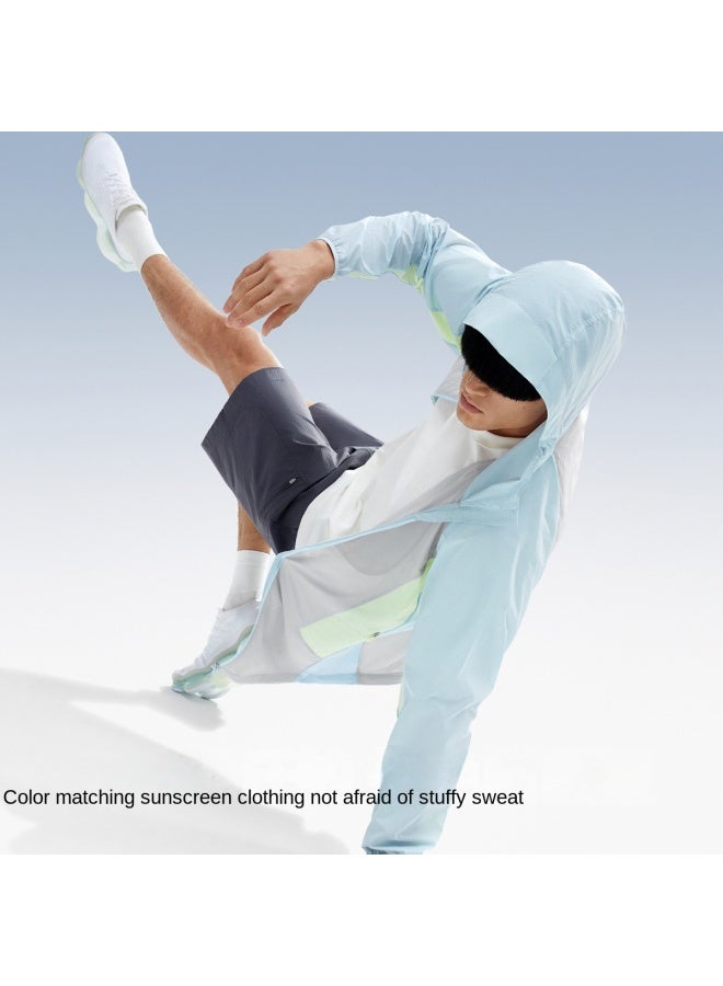 Bananain Wang Yibo Same Style】702uv Sun Protection Jacket - Water-resistant, Dual-zip Design, Unisex Outdoor Wear - Image 5