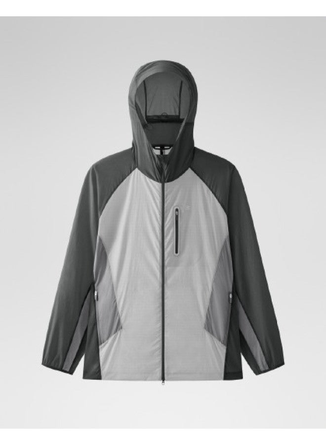 Bananain Wang Yibo Same Style】702uv Sun Protection Jacket - Water-resistant, Dual-zip Design, Unisex Outdoor Wear - Image 1