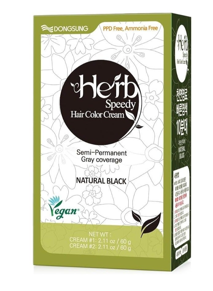 Herb Speedy Color Cream - Natural Black