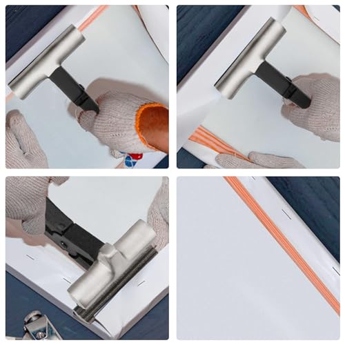 Rongon Professional Canvas Stretcher Metal Canvas Plier for Stretching Canvas with Padded Spring Return Handle for Stretcher Bars Art Oil Framing Tool Dual Design with Hammer & Jaw Gripper - Image 5