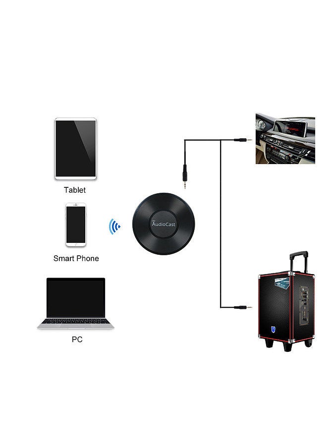 Generic - Wireless WiFi Audio Receiver Music Adapter Streams Multi-room Audio System Wireless Audio & Music to Speaker from Mobile Device - Image 1