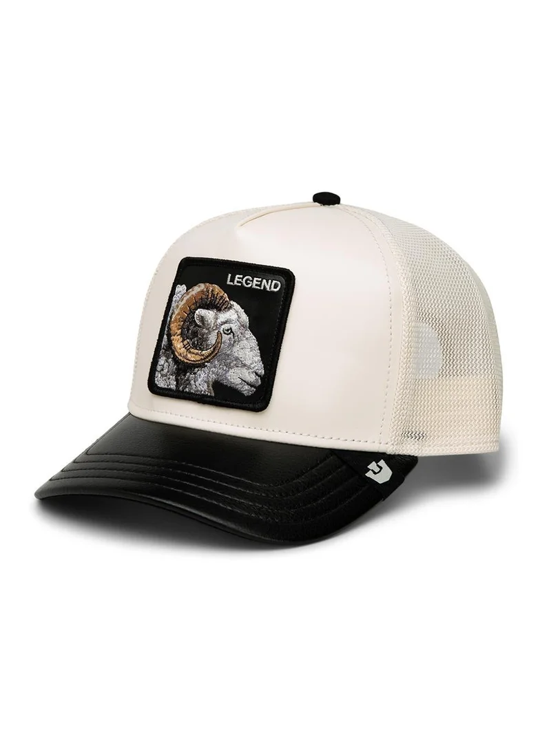 جورين بروس. Goorin Bros. Faux Leather Ram Trucker Cap