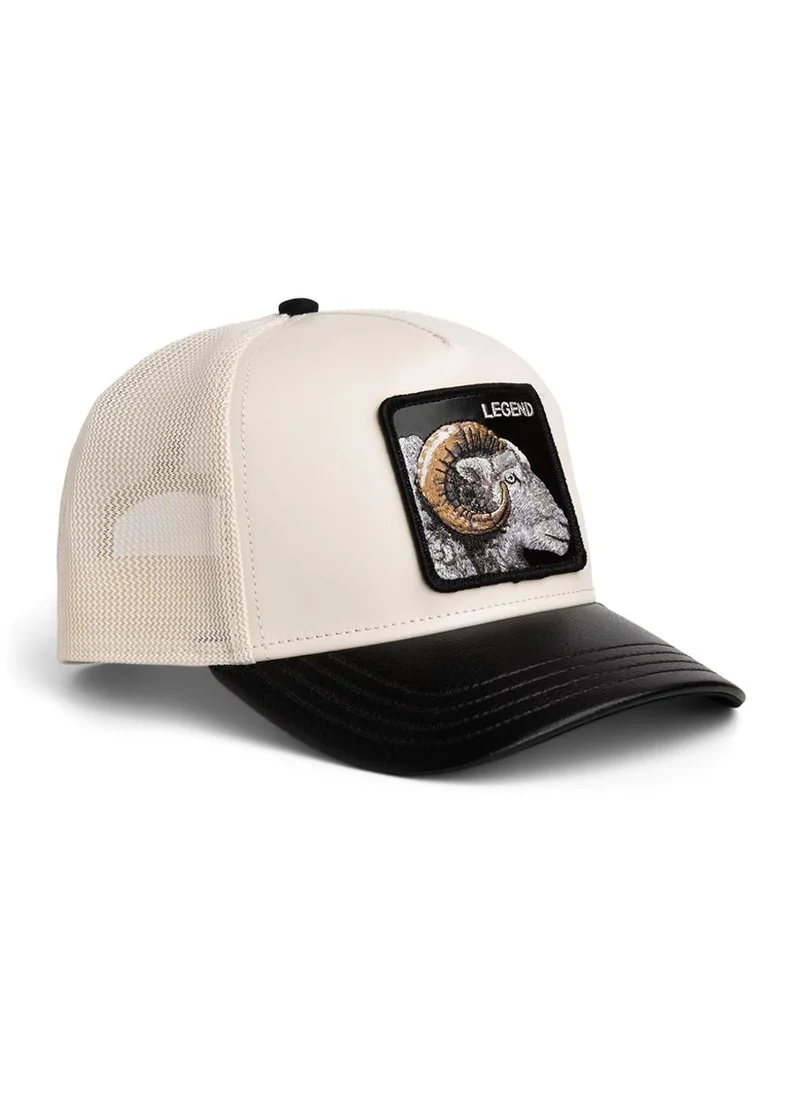 جورين بروس. Goorin Bros. Faux Leather Ram Trucker Cap