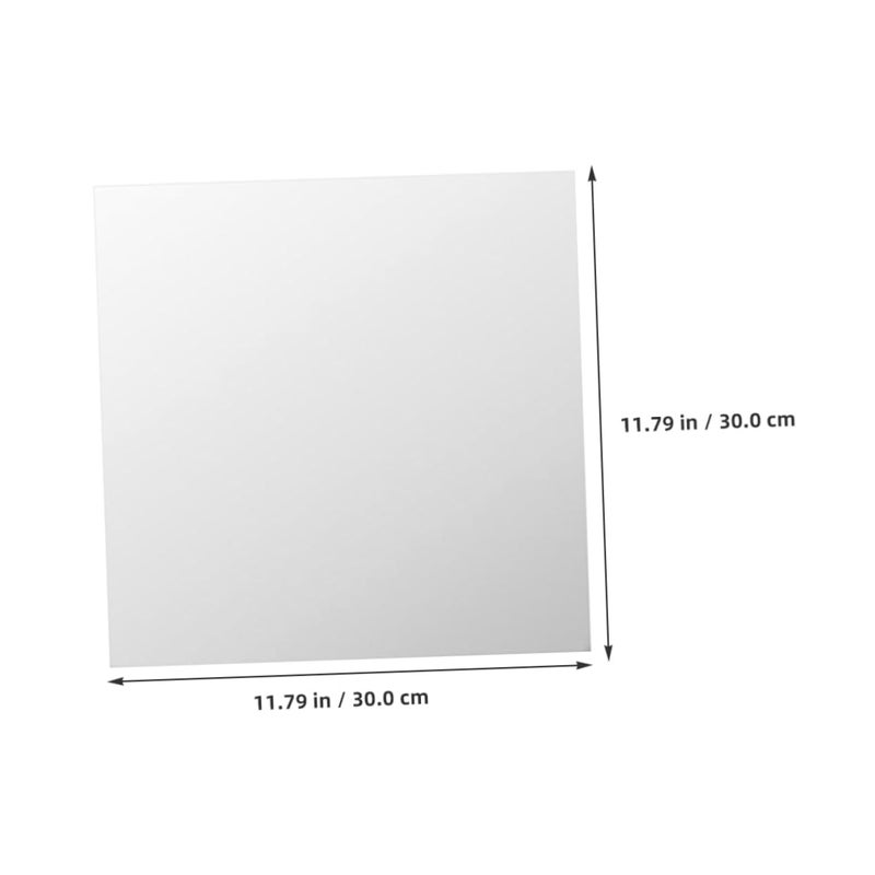 4Pcs Shatterproof Acrylic Self Adhesive Wall Mirrors Set For Bedroom Bathroom Home Gym - Image 3