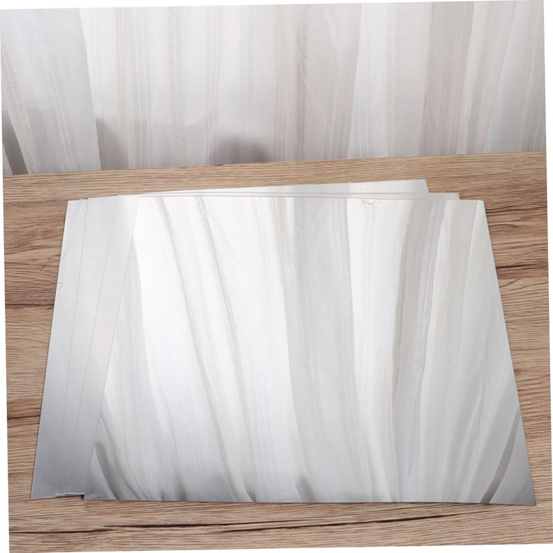 4Pcs Shatterproof Acrylic Self Adhesive Wall Mirrors Set For Bedroom Bathroom Home Gym - Image 5