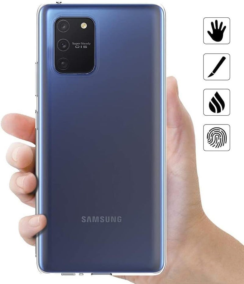MaiJin Case for Samsung Galaxy S10 Lite (6.7 inch) MaiJin Soft TPU Rubber Gel Bumper Transparent Back Cover - Image 2