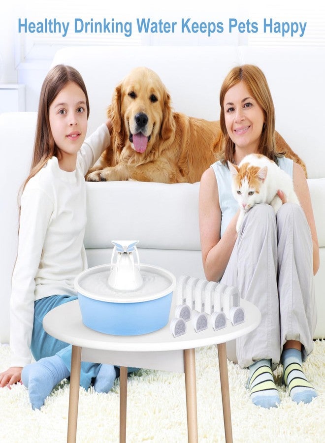 ٢٠ قطعة من فلاتر نوافير مياه القطط البديلة، متوافقة مع نوافير PetSafe Drinkwell، ١٠ فلاتر كربون بديلة و١٠ فلاتر إسفنجية بديلة متوافقة مع نوافير مياه PetSafe - Image 2