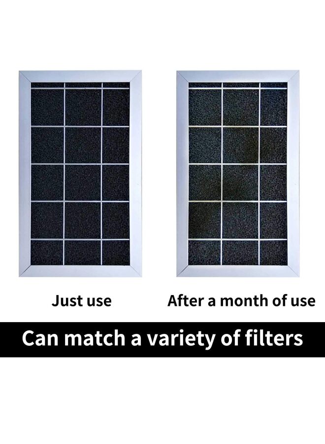 Air Vent Filter Set Black activated carbon material With 126''of Installation Tape for HVAC, AC & Heating Intake Registers to Reduce Dust and Allergy (10PCS, 12''x12'') - Image 5
