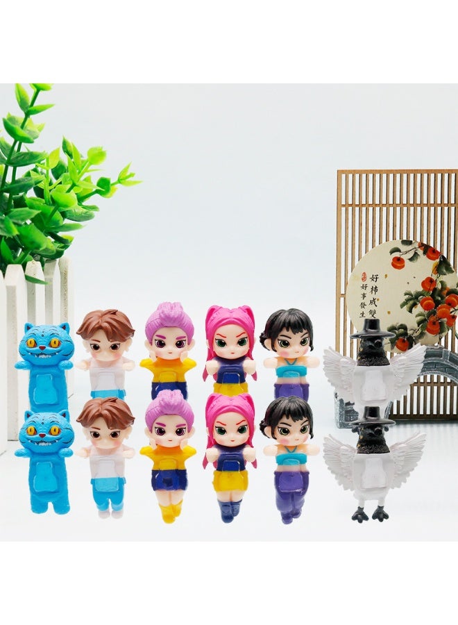 general KPop Demon Hunters Blind Box Hand Office Aberdeen mobile Phone Decoration Small Ornaments Gifts for Family and Friends - Image 2