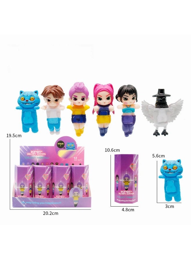 general KPop Demon Hunters Blind Box Hand Office Aberdeen mobile Phone Decoration Small Ornaments Gifts for Family and Friends - Image 3