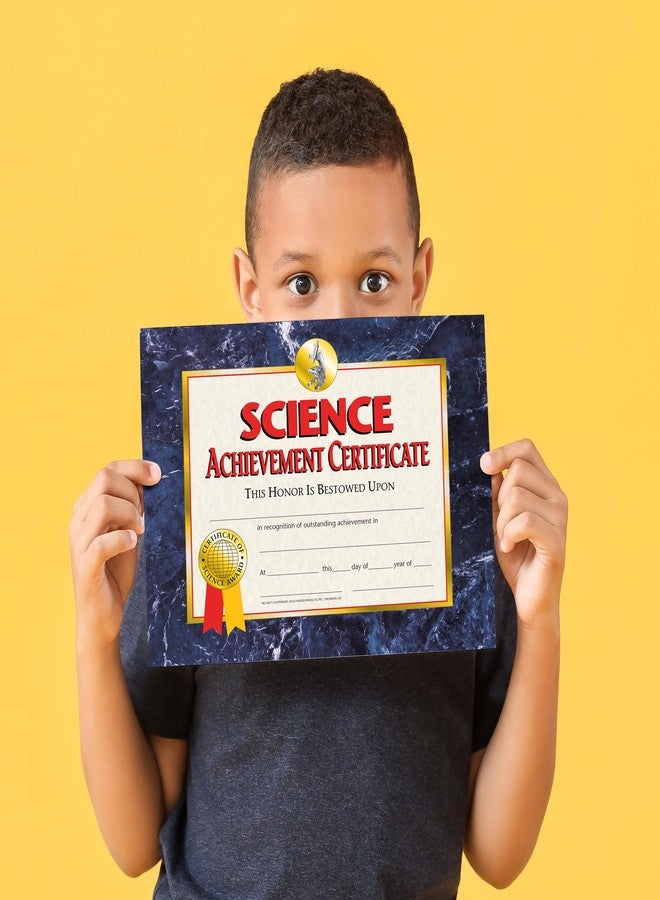 HAYES SCHOOL PUBLISHING VA571 Science Achievement Certificate, 8-1/2" x 11" Size, 0.1" Height, 8.6" Width, 11.1" Length (Pack of 30) - Image 3
