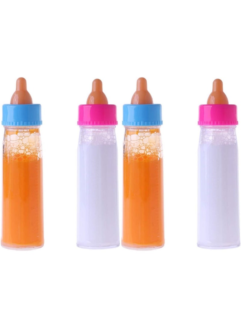 Baby Doll Magic Bottle, Juice And Milk Set Of 4 pcs