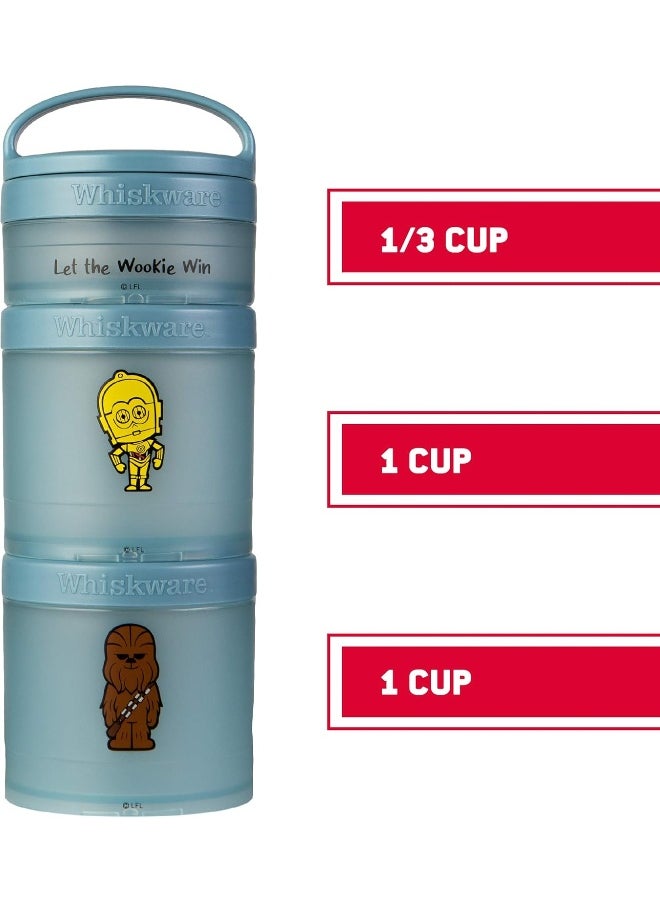Whiskware Whiskware Star Wars Stackable Snack Containers for Babies, Kids, and Toddlers  - Image 2