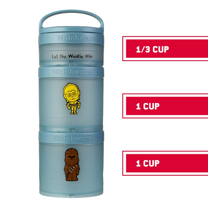 Whiskware Star Wars Stackable Snack Pack, Darth Vader & Storm Trooper - Image 2