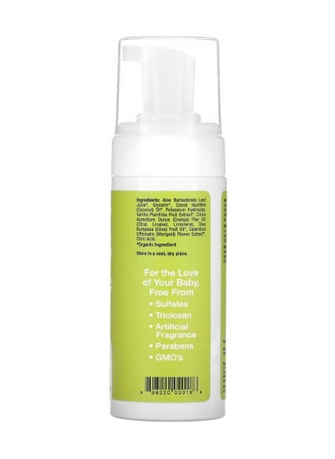 mild by Nature Foaming Castile Baby Wash Sweet Orange Vanilla 5 fl oz 150 ml  - Image 2