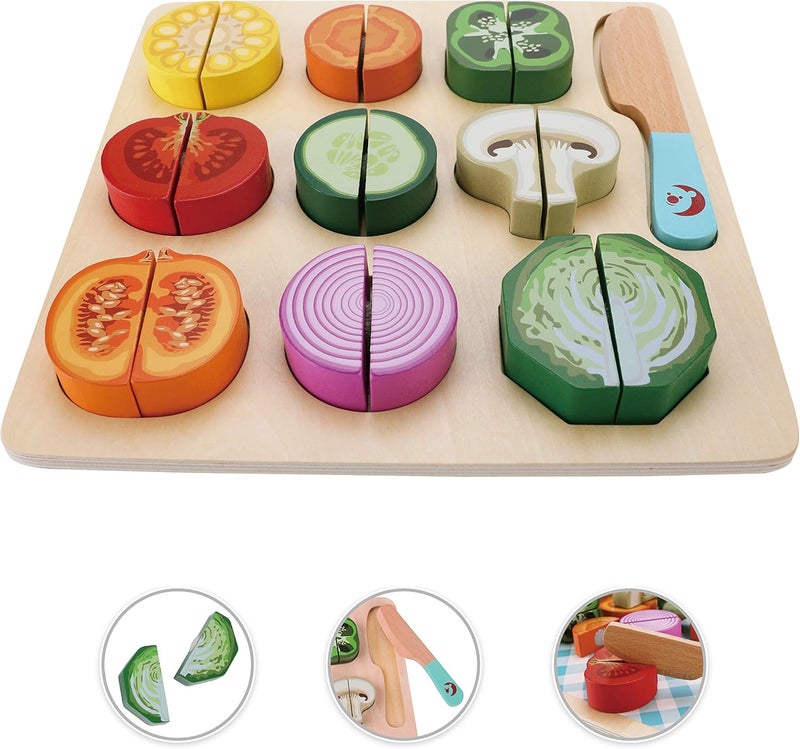 Classic World - Cutting Vegetables Puzzle - 20 Pcs - Image 4