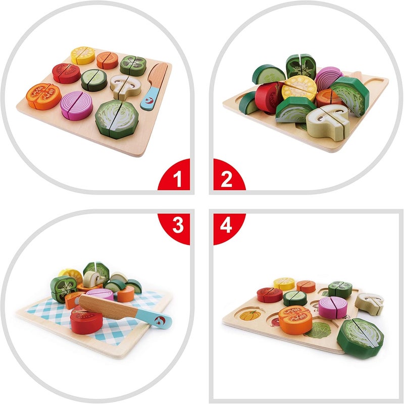 Classic World - Cutting Vegetables Puzzle - 20 Pcs - Image 5