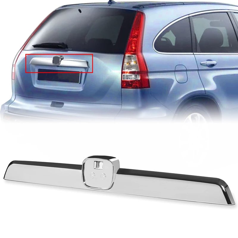 HECASA HECASA Tailgate Trim Compatible with 2007-2011 Honda CR-V CRV Chrome Rear Trunk Lid Molding Trim - Image 1