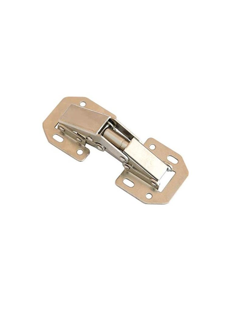 90 Degree Cabinet Hinge Bridge Shaped Spring Frog Furniture Hinges Full Overlay Kitchen Cupboard Door Hinges 4 Inch Pack of 2  - Image 2