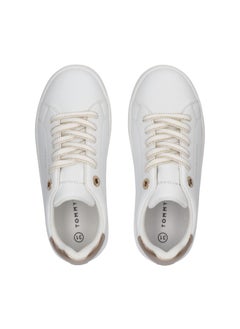 TOMMY HILFIGER Kids Lace Up Low Top Sneakers  - Image 3