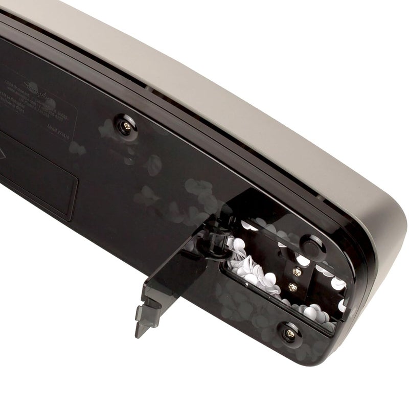 Swingline Electric 3 Hole Punch - Compact Desktop Puncher for Home and Office, 15 Sheet Capacity, Silver and Black - Image 4