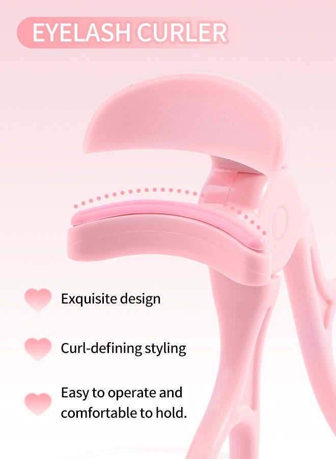MAANGE Wide Angle Eyelash Curler Natural Curling Long-lasting Styling, Ergonomic Design, Fits All Eye Shapes & Sizes, Portable Lash Curler for Women - Image 4
