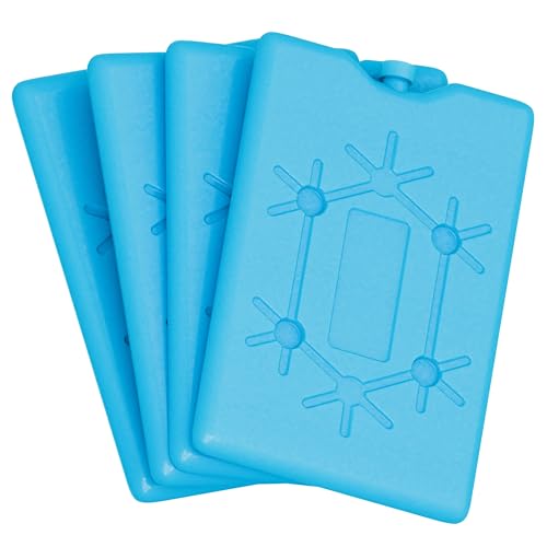 Kona Ice Packs for Lunch Boxes - No Ice Bags Required - Reusable Long Lasting Cooler Ice Packs (-5C) Small Thin Freezer Packs - Freezes in 25 Minutes (Set of 4) - Image 1