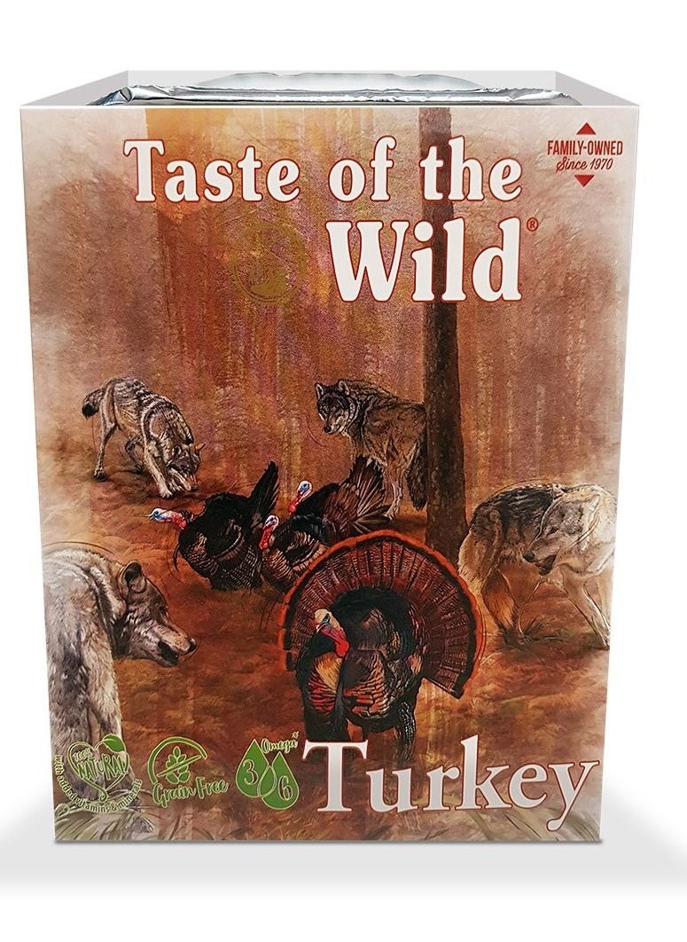 Turkey Fruit And Veg Tray Dog Wet Food 390g