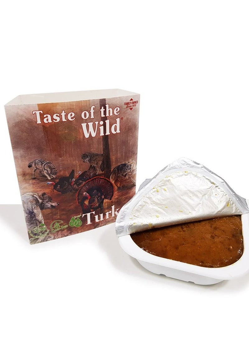 Turkey Fruit And Veg Tray Dog Wet Food 390g