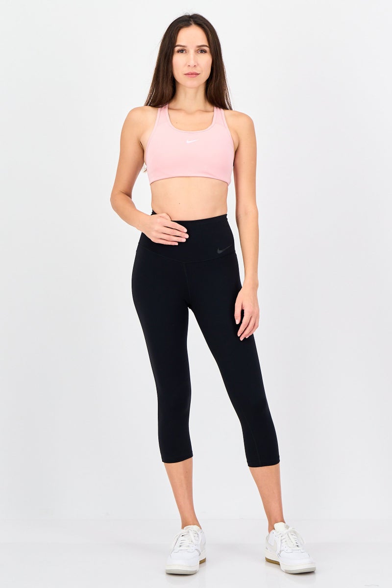 Nike حمالة صدر رياضية بدون أكمام للنساء مبطنة قليلاً، وردي - Image 2