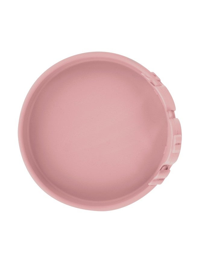 Nuby Animal Friend Silicone Round Plate - Toddler Plate - 6+ Months - Pink Whale Plate - Image 3