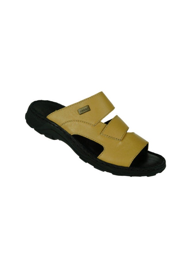 rieker - 116-1056 Rieker Mens Sandals Lugano Beige 26078-62 - Image 1