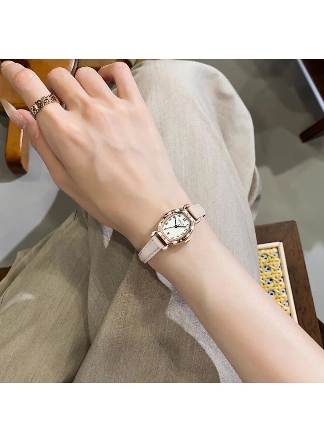 Julius Women's Small Roman Numeral Fashion Barrel-shaped Student Watch Light Pink Ja-1508d - Image 4