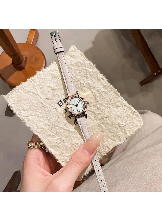 Julius Women's Small Roman Numeral Fashion Barrel-shaped Student Watch Light Pink Ja-1508d - Image 3