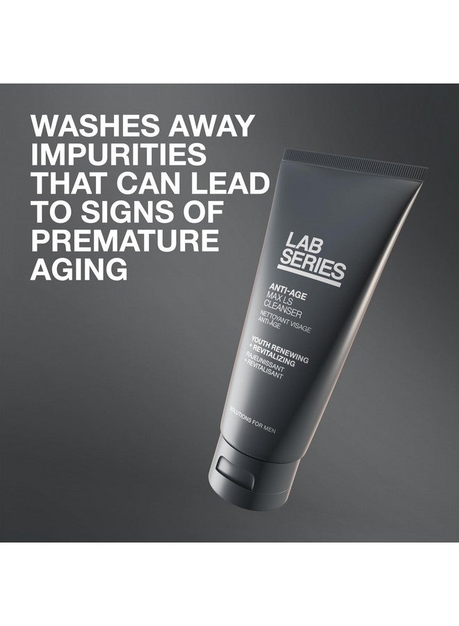 لاب سيريز منظف لاب سيريز ماكس إل إس المضاد للشيخوخة - عناية بالبشرة مضادة للشيخوخة للرجال - يزيل سموم البشرة - غسول رغوي للوجه، 3.38 أونصة سائلة - Image 2
