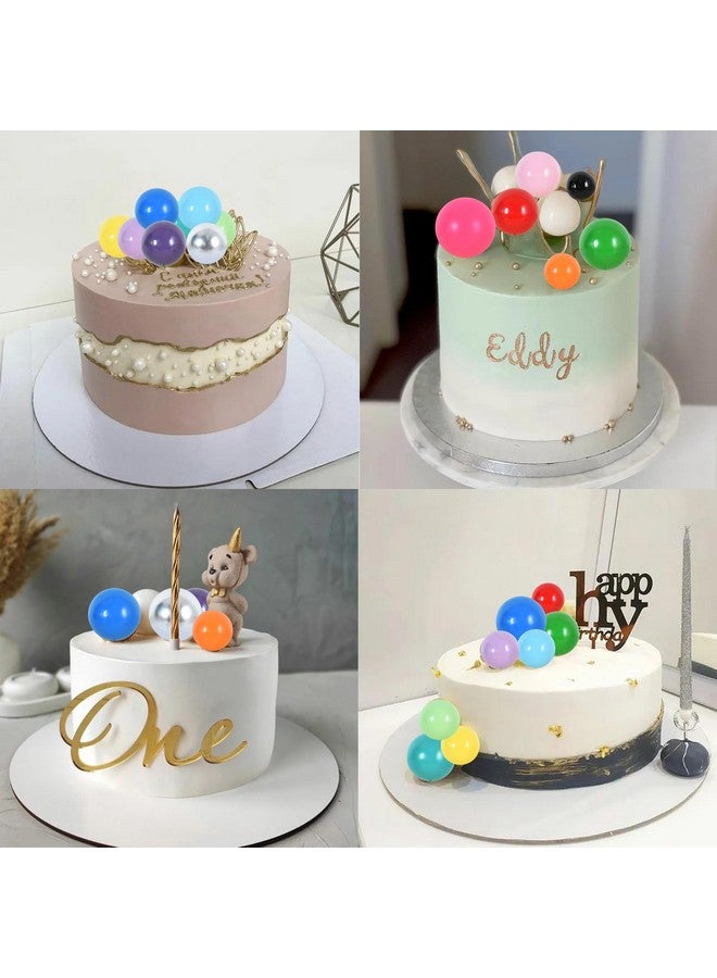 بيشيدا 20 قطعة من زينة كعكة الكرة السوداء من BEISHIDA لتزيين الكعك وكرات صغيرة وزينة الكعك وكرات رغوية وكعكة عيد ميلاد سعيد وإدراج كعكة DIY للخبز وأعياد الميلاد والذكرى السنوية وحفلات الزفاف وحفلات استقبال المولود - Image 5