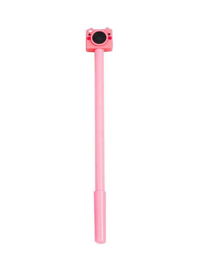 NIBEMINENT Cartoon Camera Gel-Ink Writing Pen Pink/Black