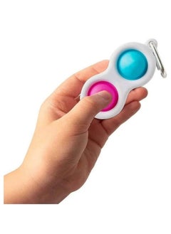 Generic Sensory Bubble Fidget Keychain Toy for Stress Relief, Non-toxic, Tasteless, 8x4 cm  - Image 3