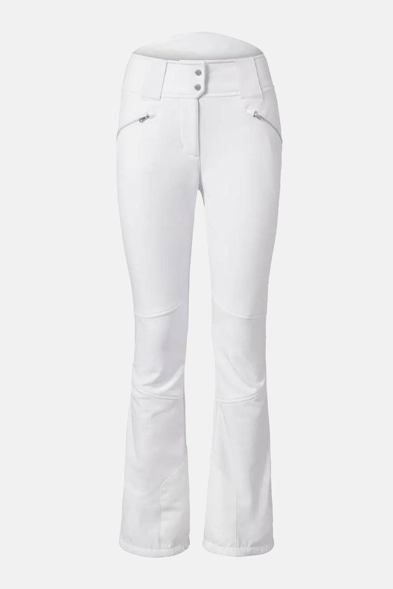 Tchibo Women Slim Fit Plain Ski Trouser, White  - Image 2