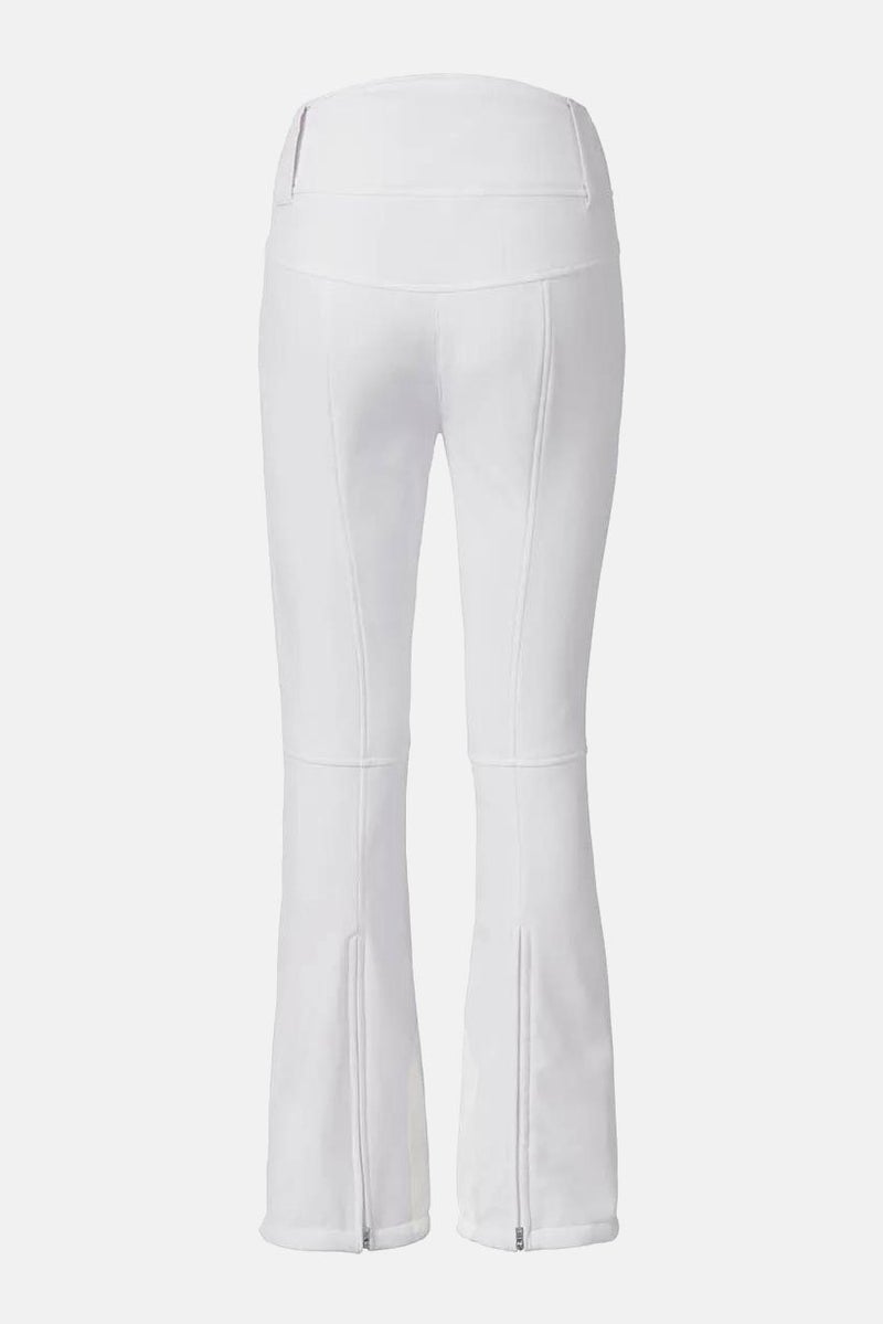 Tchibo Women Slim Fit Plain Ski Trouser, White  - Image 3