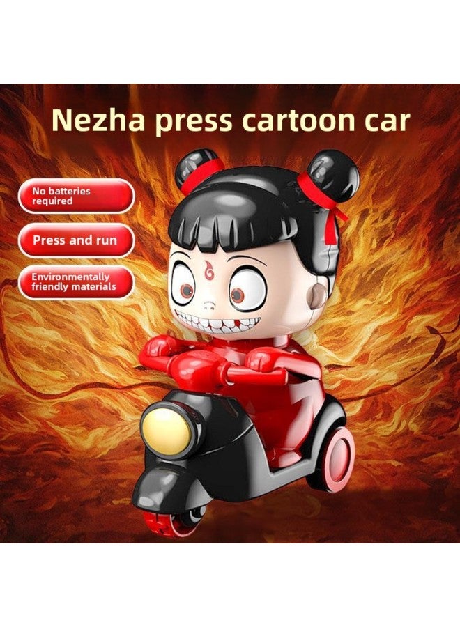 Which Press Cartoon Car Educational Toy Sliding Exercise Head Up Girl 2025 Simulation Toy Stunt Car-Color:⭐Gift Pack⭐Then Press The Cartoon Car (rating Eyes)  - Image 2