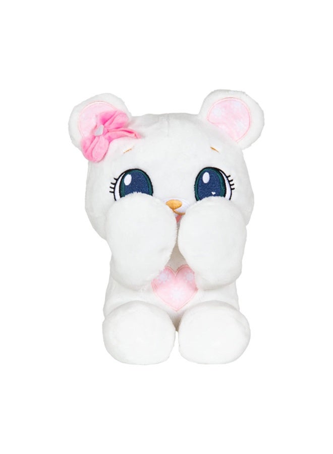 IMC Peekapets White Bear Interactive Plush Toy (30 Cm) - Image 3