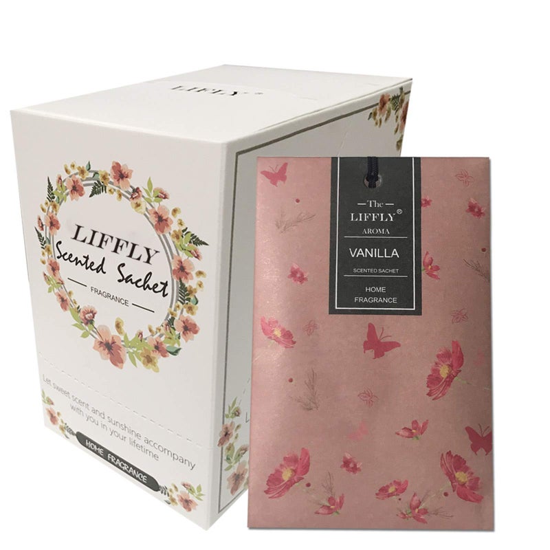 ليفلاي Liffly 14 عبوة من أكياس الفانيليا المعطرة للأدراج والخزائن - Image 1
